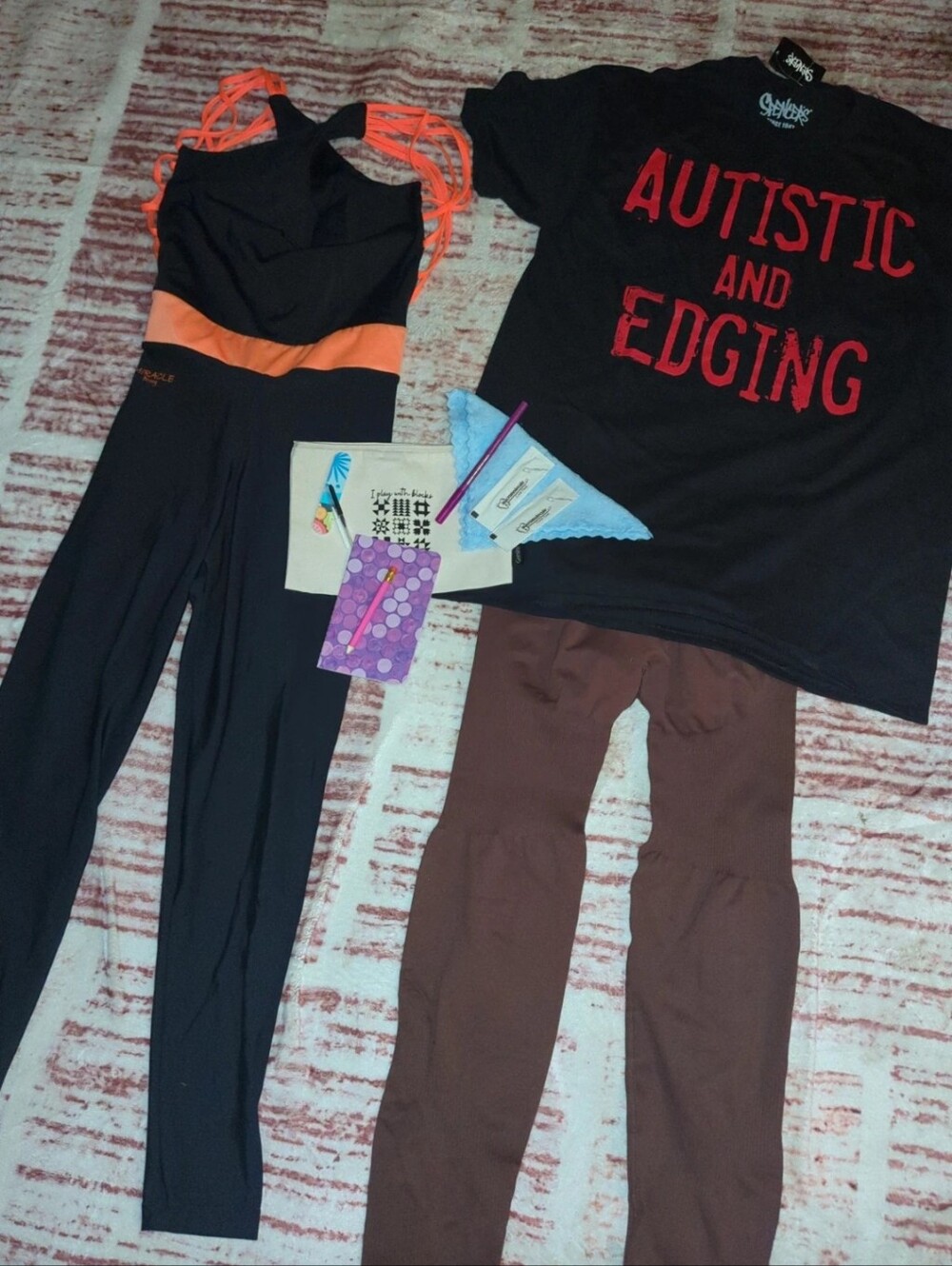 #0216 Thrivin/Autistic/Miracle Romper Combo